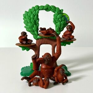 Vintage 90s MEG Baby Surprise In My Pocket Gorilla Family RARE HTF (22M)